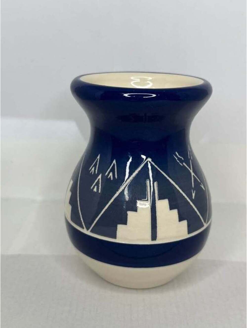 G. Hunkie Navajo Pottery Vase